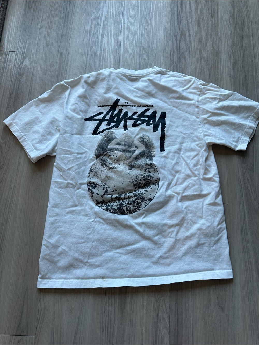 Stussy Angel Tee Eight Ball 2000s Men’s Large White *sold as is*